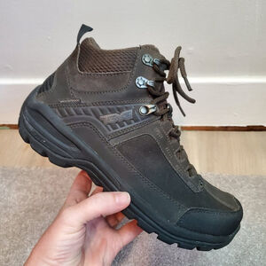 TEVA Gannett Mid Waterproof Hiking Boots Leather Lace Up Outdoor Brown Women's 8